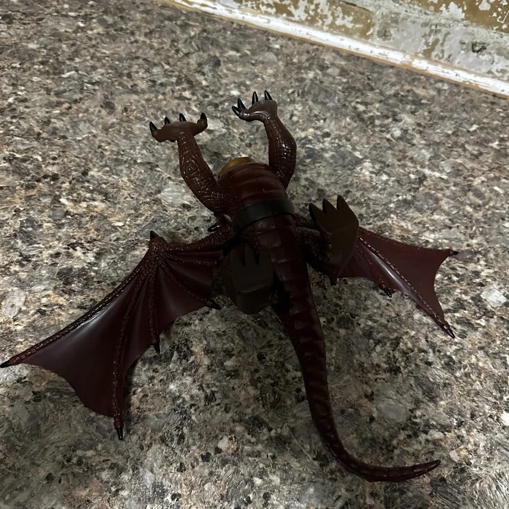Mega Bloks Dragons Series - Red Black Dragon Figure - No Orb